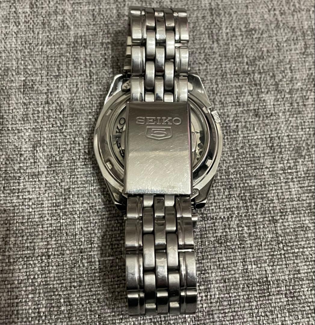 サ*ン様 SEIKO 自動巻き腕時計 セイコー5 裏スケルトン 7S26-01V