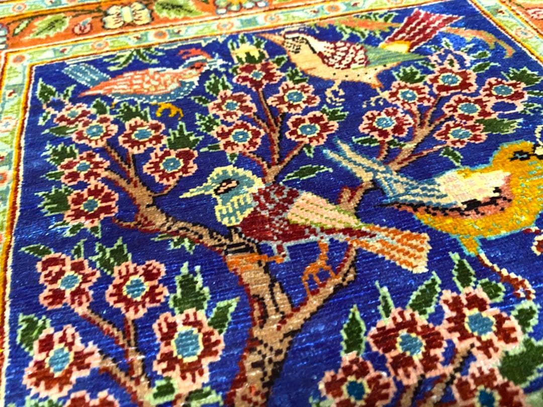 【激レア】トルコ絨毯　ヘレケ（シルク100%）