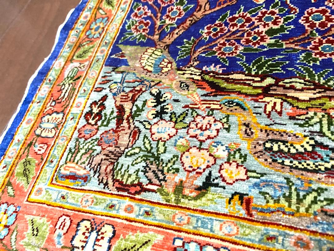 【激レア】トルコ絨毯　ヘレケ（シルク100%）