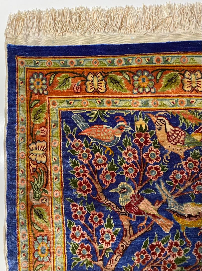 【激レア】トルコ絨毯　ヘレケ（シルク100%）