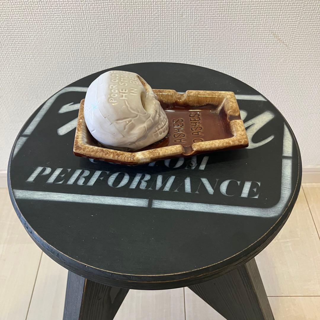 アンティーク雑貨 Vintage Skull Ashtray