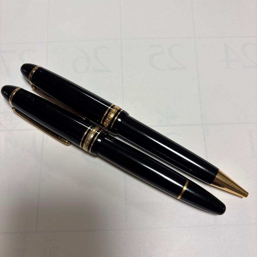 モンブラン マイスターシュテュック ゴールドコーティング ボールペン 万年筆