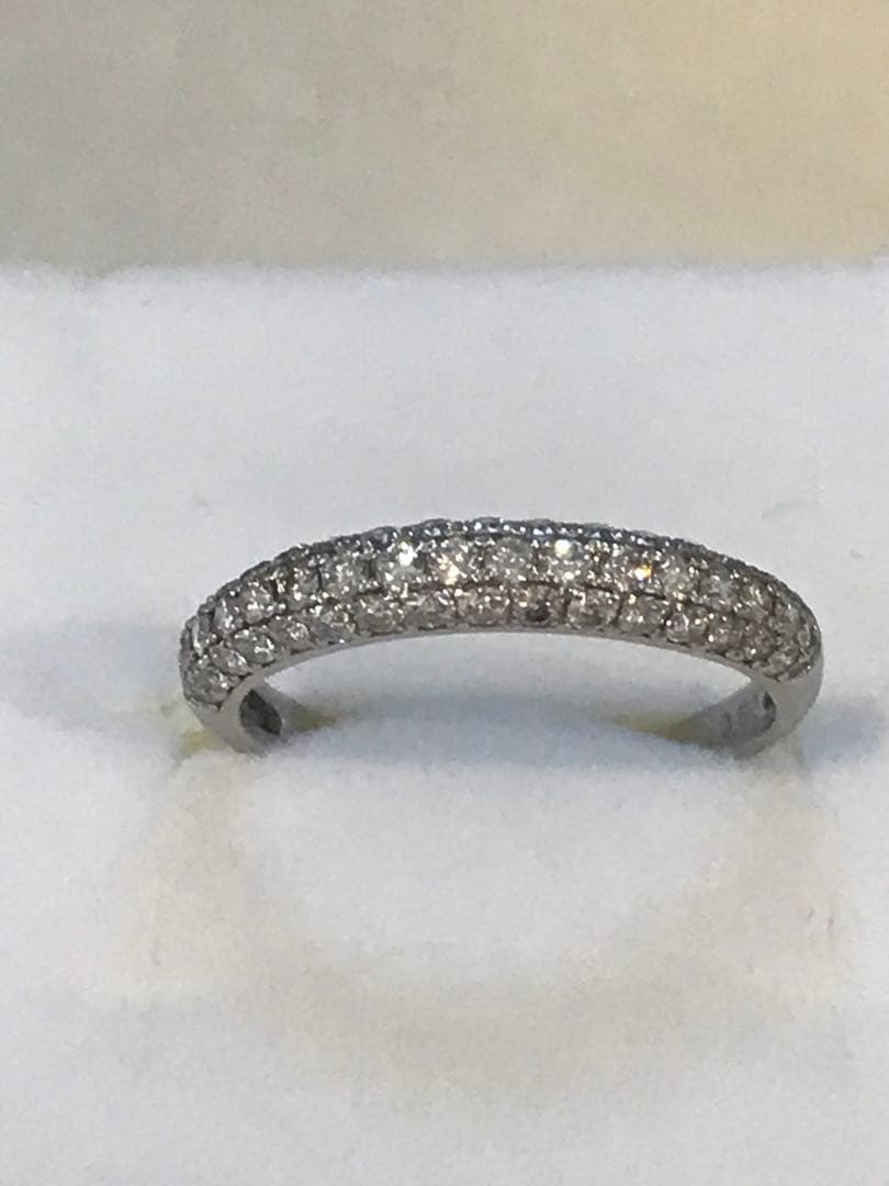 ❤︎最終価格❤︎pt950 H&Cダイヤモンド0.50ctパヴェリング　10.5号