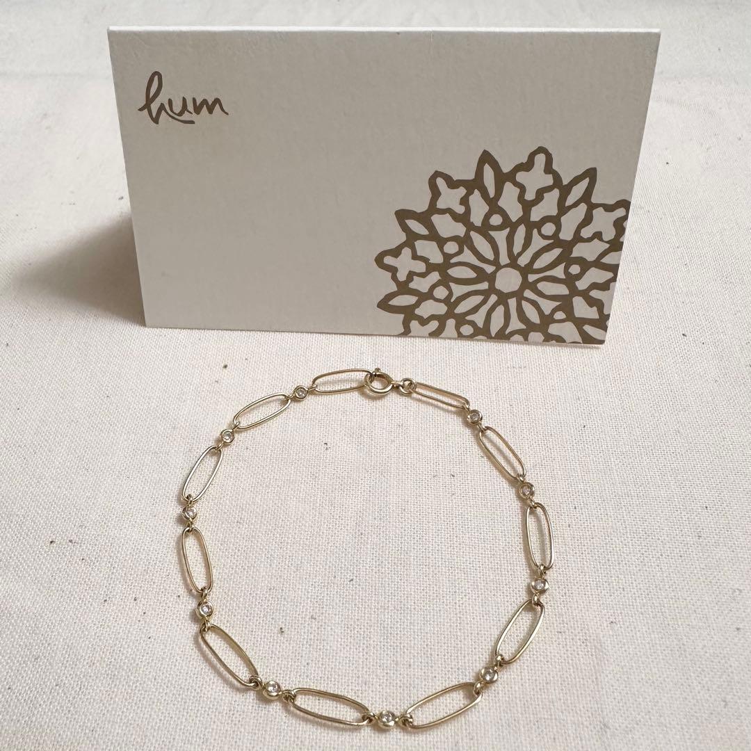 の*み様 hum ハム ダイヤモンド チェーン ブレスレット