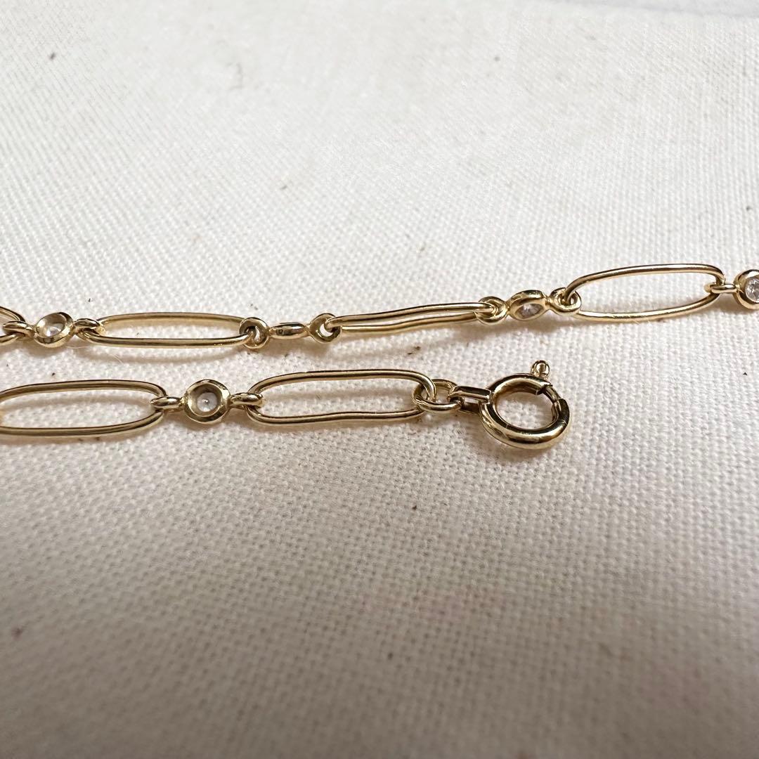 の*み様 hum ハム ダイヤモンド チェーン ブレスレット