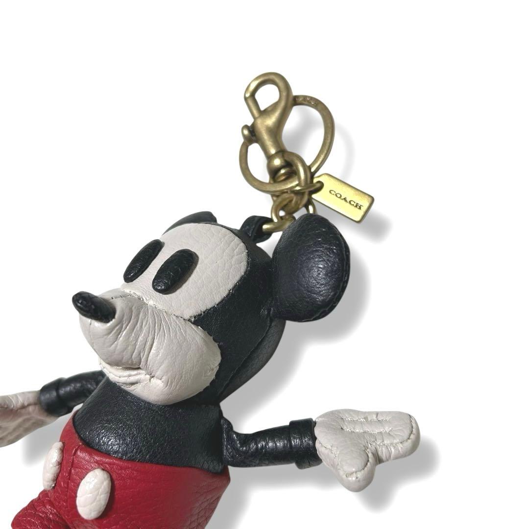 【希少】コーチ ディズニー ミッキー チャーム キーホルダー 50周年