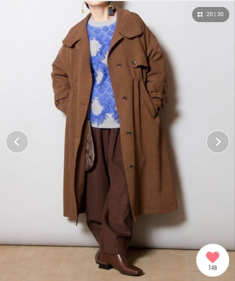 【いいね不要❌❌❌】オズモーシス／ライナー付スタンドカラーコート