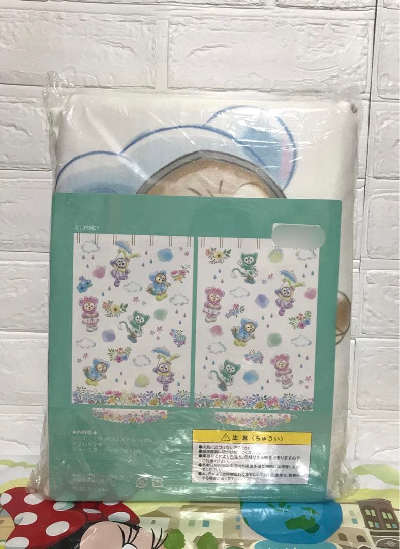 ディズニーシー♥ダッフィー&フレンズ♡ビューティフルレイニーデイズ カーテン♥白
