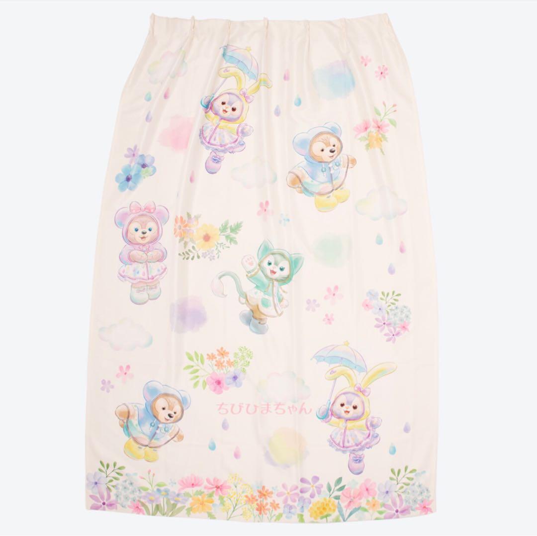 ディズニーシー♥ダッフィー&フレンズ♡ビューティフルレイニーデイズ カーテン♥白