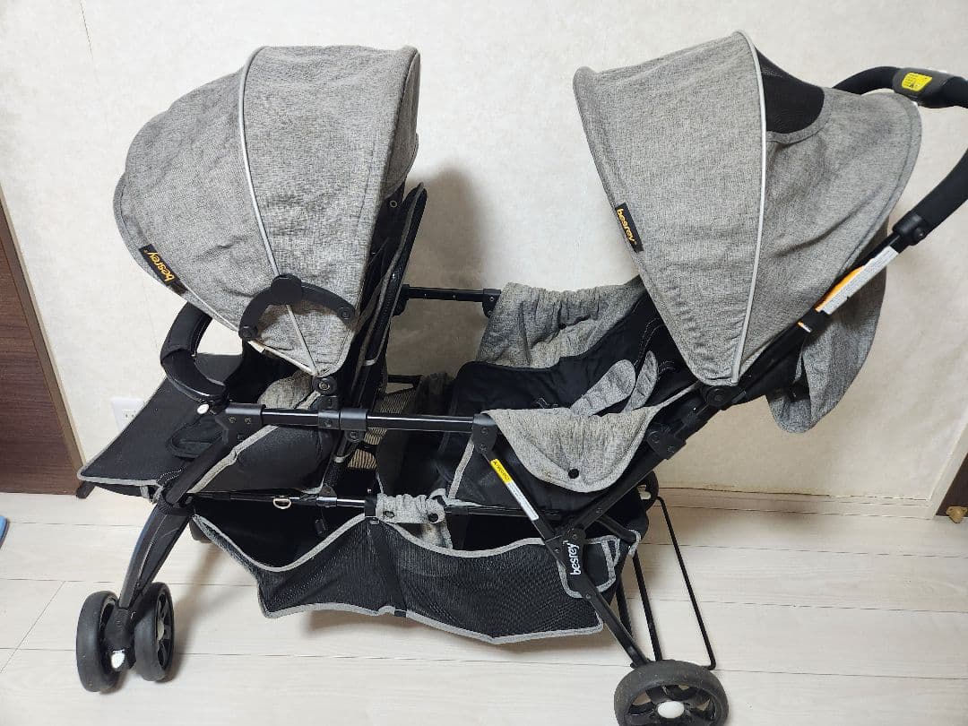 (11/24まで) besrey 二人乗りベビーカー