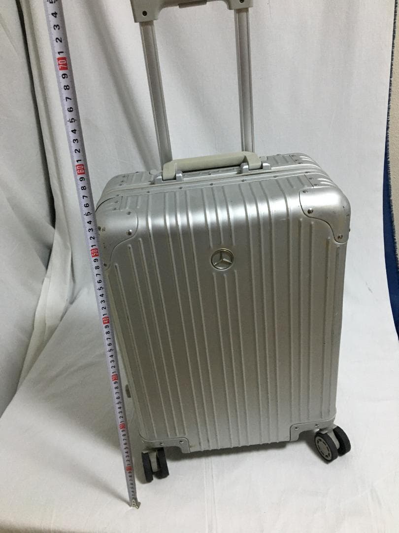 の*あ様 キャリーケース ベンツ Mercedes Benz シルバー