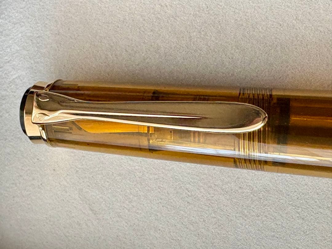 PELIKAN/ペリカン2014特別生産品M200万年筆 コニャック B（太字）