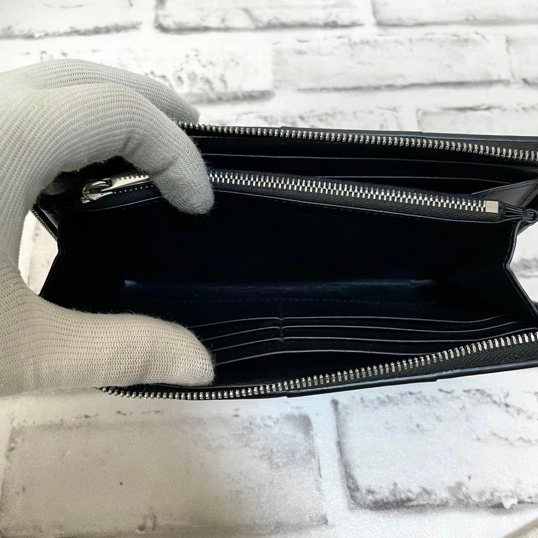 現行・未使用✨ボッテガヴェネタ　長財布　カセット　マキシイントレ　RFID　黒