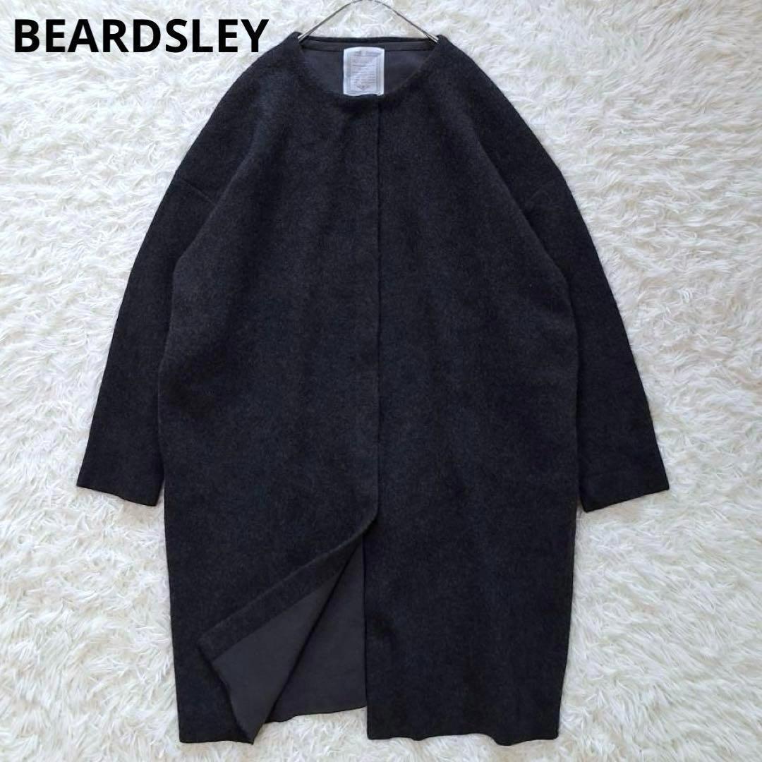 美品✨ビアズリー 2024年モデル 定価4万 ロングニットコート