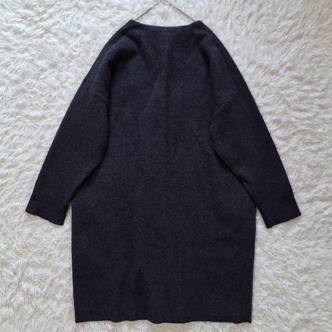 美品✨ビアズリー 2024年モデル 定価4万 ロングニットコート