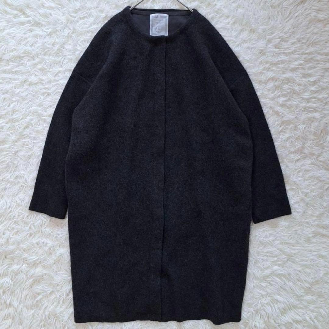 美品✨ビアズリー 2024年モデル 定価4万 ロングニットコート