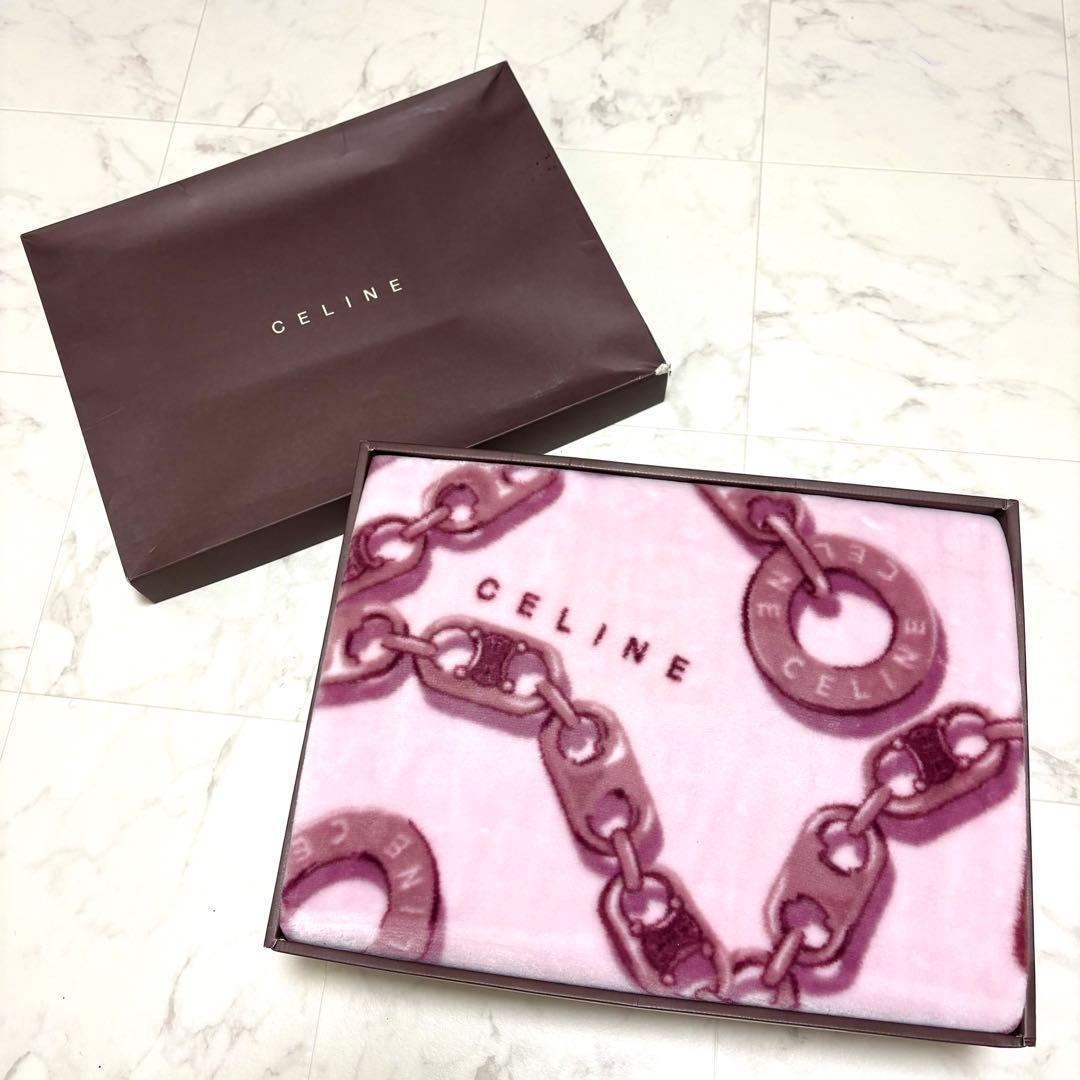 未使用✨️CELINE 毛布 140cm×200cm アクリルニューマイヤー 寝具
