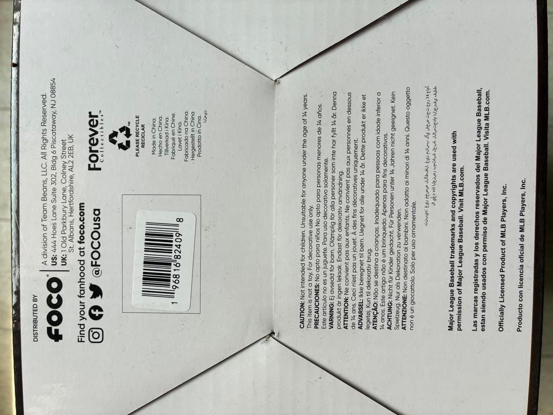 大谷翔平　FOCO MINI BIG HEADS 野球選手 フィギュア