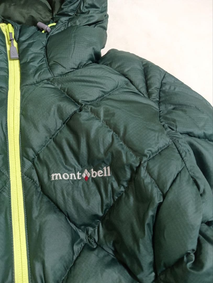 montbell　レディースS　ライトアルパインダウンパーカ　グリーン
