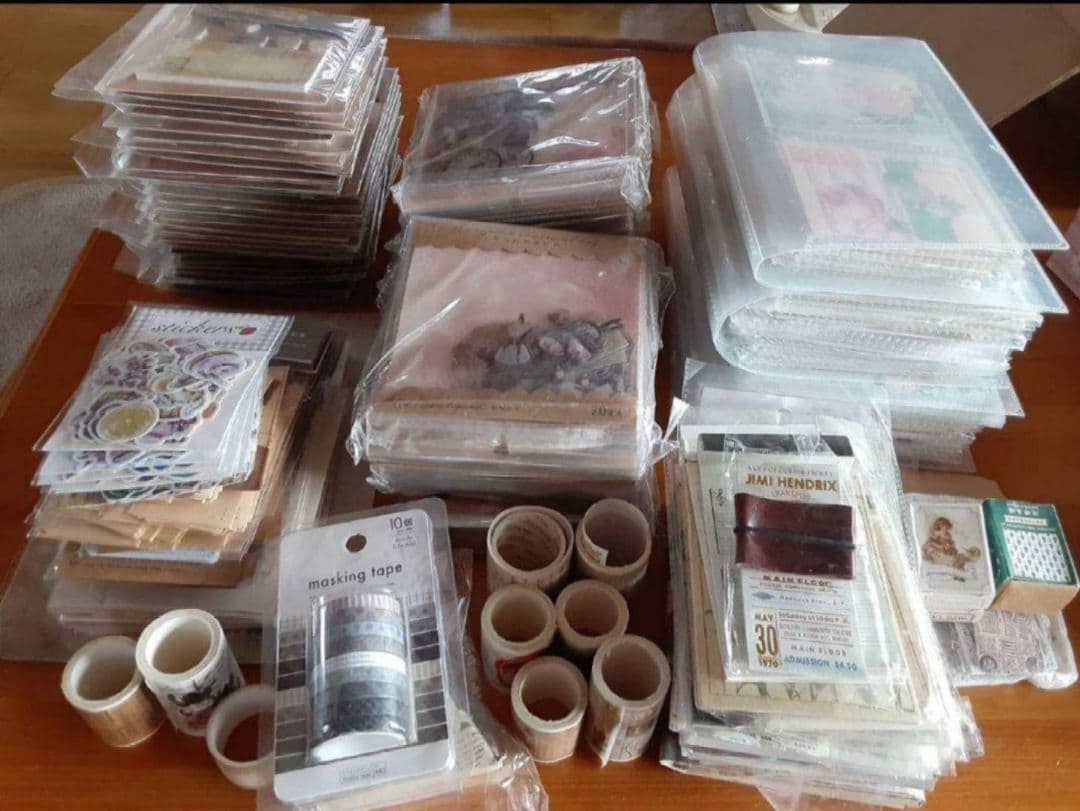 】海外紙モノまとめ売り ジャンクジャーナル おすそ分 素材