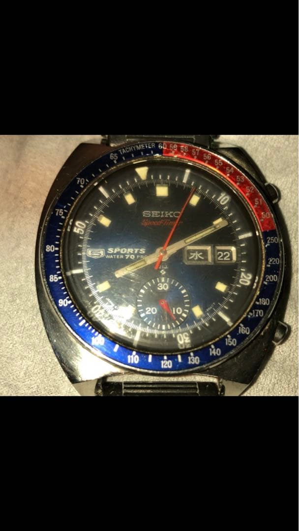 SEIKO 自動巻き時計 クロノグラフ