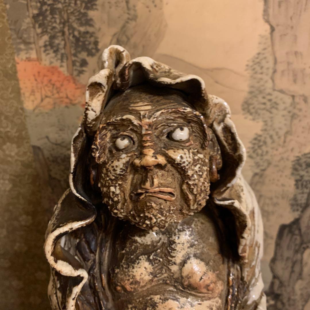 達磨　　置物　　二六焼 時代箱　美品　157