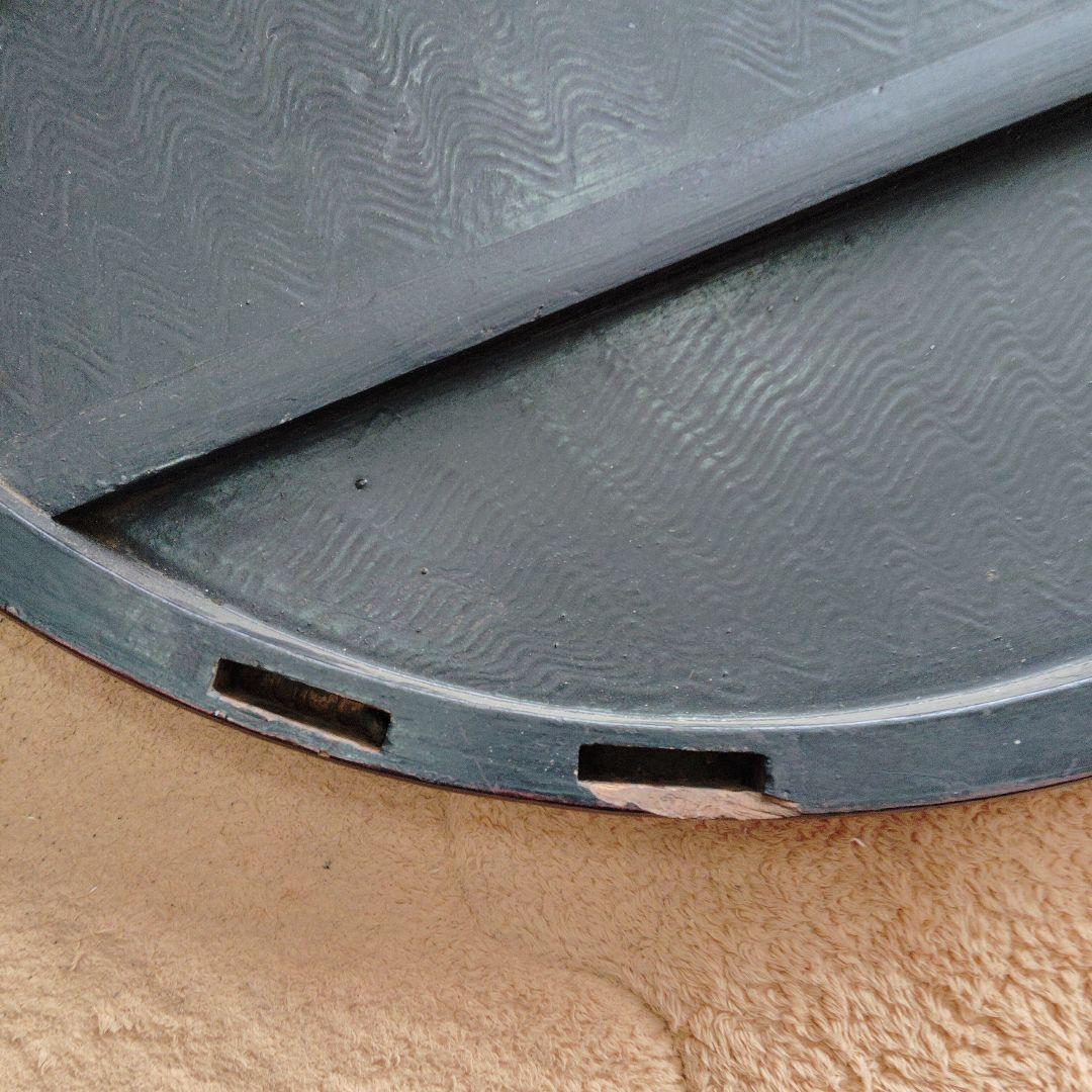 中国骨董？ 唐家具 飾彫り 円卓 座卓 ちゃぶ台 センターテーブル 古家具レトロ