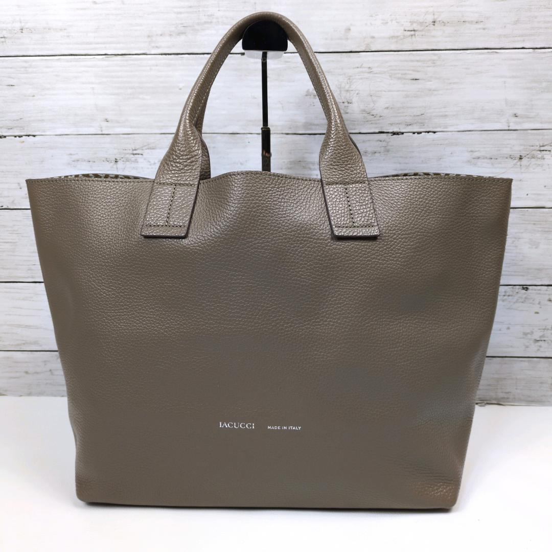 イアクッチ IACUCCI オペラ トートバッグ ハンド レザー グレーシュ