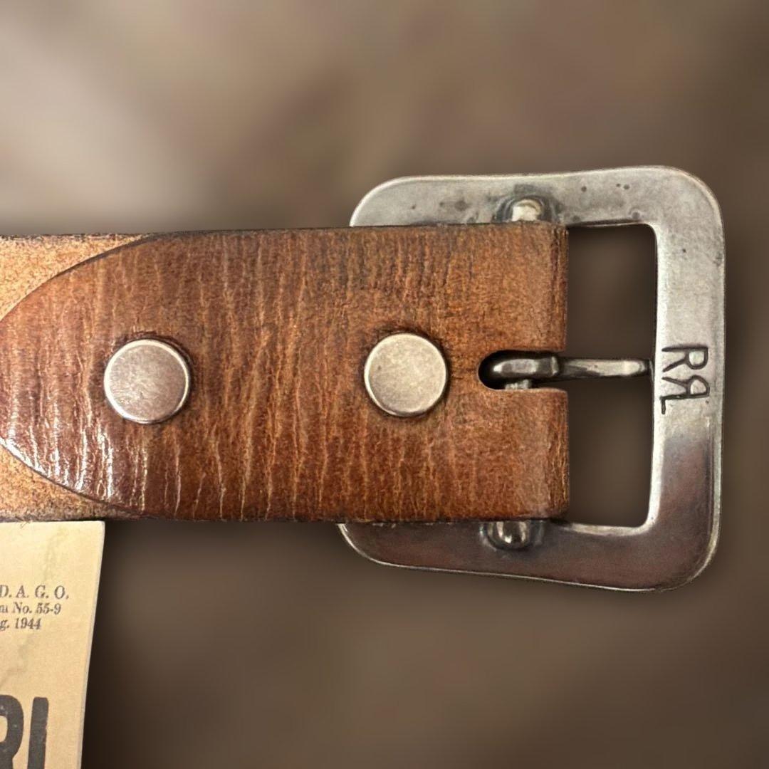 新品【希少】直営店購入　RRL ベルト　ギャリソン ダブルアールエル 36