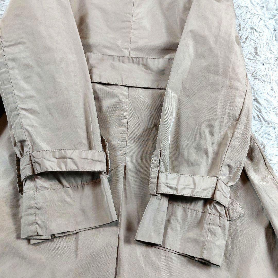 モンクレール マグノリア 大きめボタン ゆったりベルトナイロントレンチコート 2