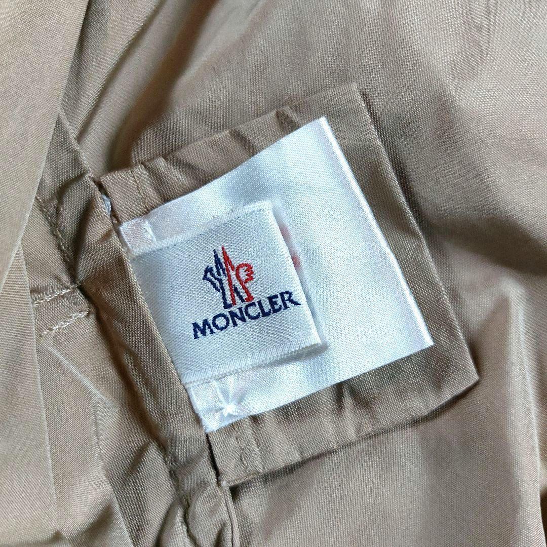 モンクレール マグノリア 大きめボタン ゆったりベルトナイロントレンチコート 2