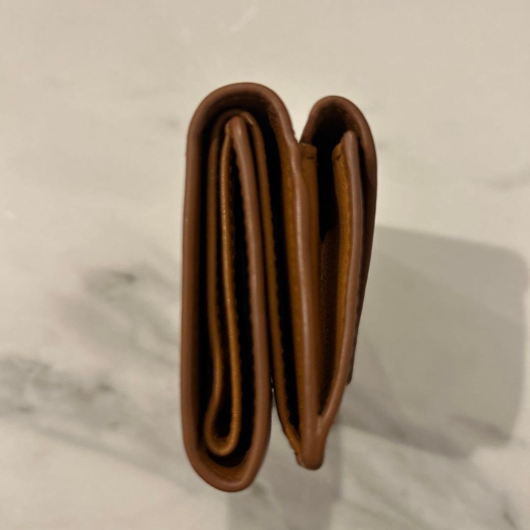 BALENCIAGA 三つ折り財布　バレンシアガ　ブラウン