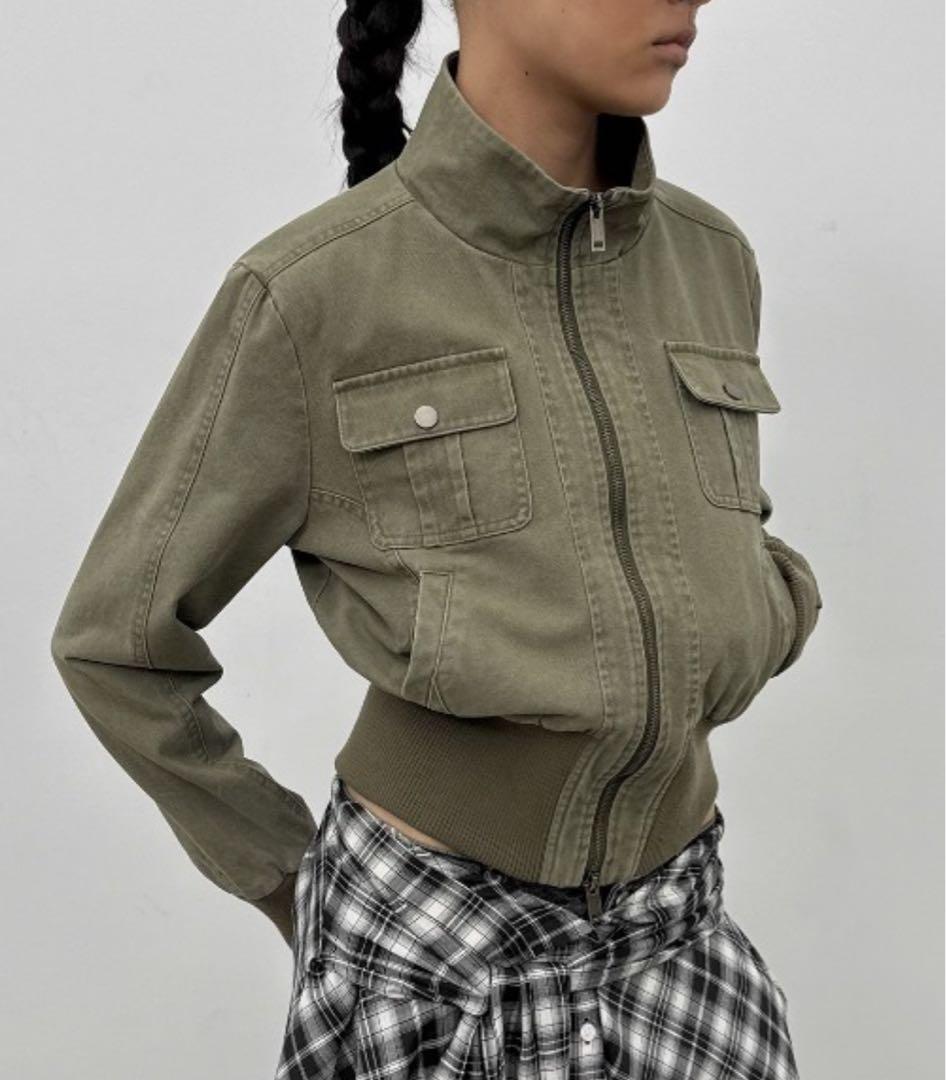 BLACKUP ブラックアップ ミリタリージャンパー