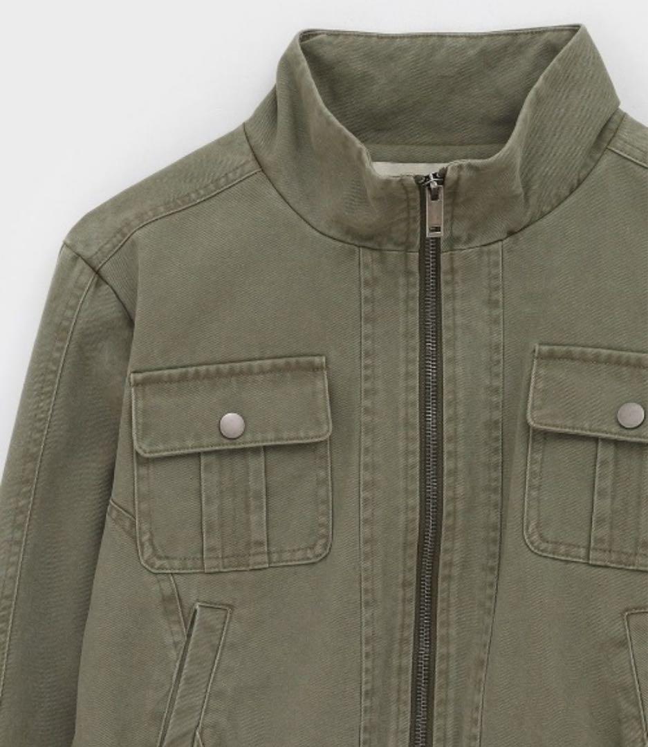 BLACKUP ブラックアップ ミリタリージャンパー