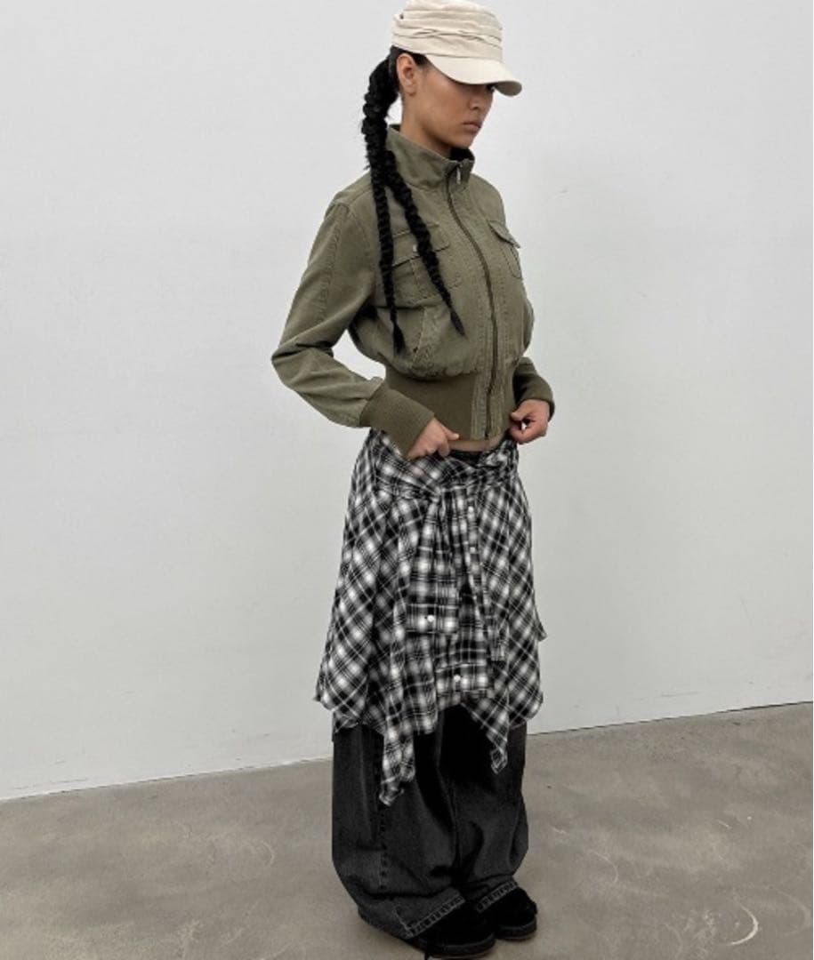 BLACKUP ブラックアップ ミリタリージャンパー