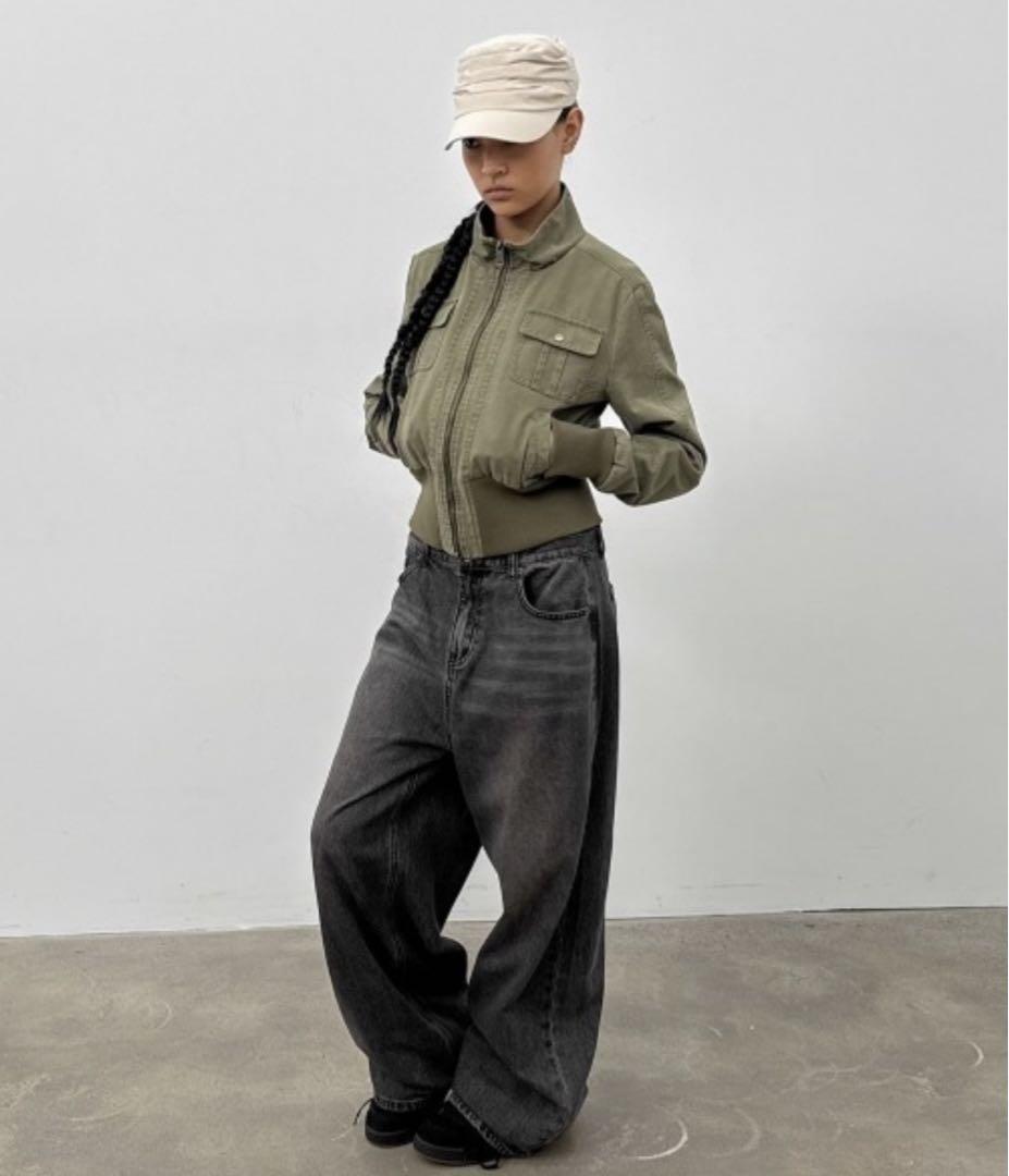 BLACKUP ブラックアップ ミリタリージャンパー