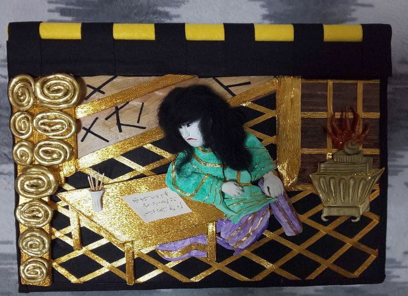 値下げしましたミニチュア太鼓台カンケツ童子