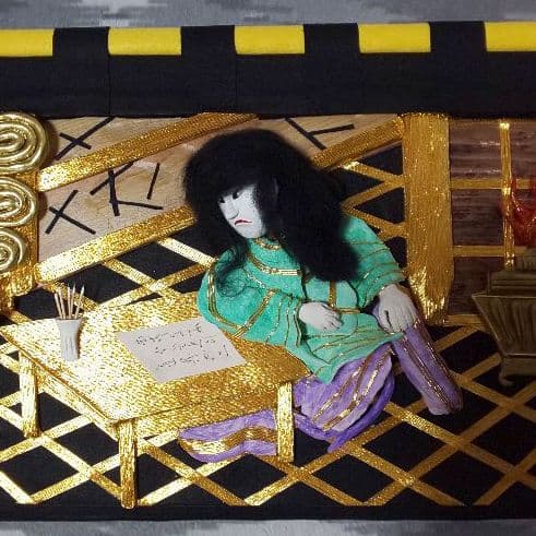 値下げしましたミニチュア太鼓台カンケツ童子