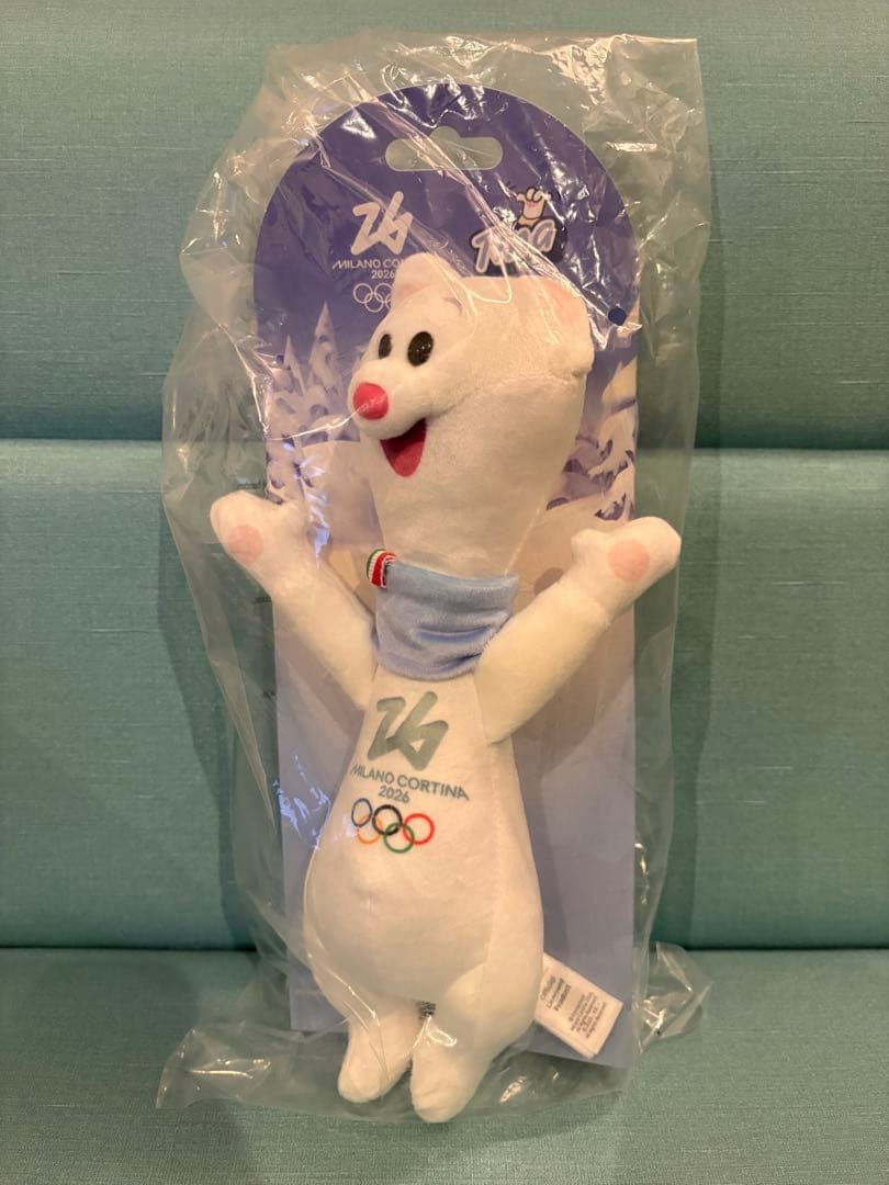 Tina ティナ ぬいぐるみマスコット ミラノ・コルティナ2026 27cm L
