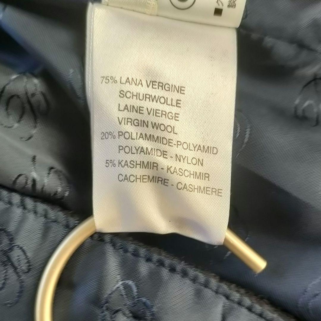 ブルマリン ファー付 カシミヤブレンド ロングコート