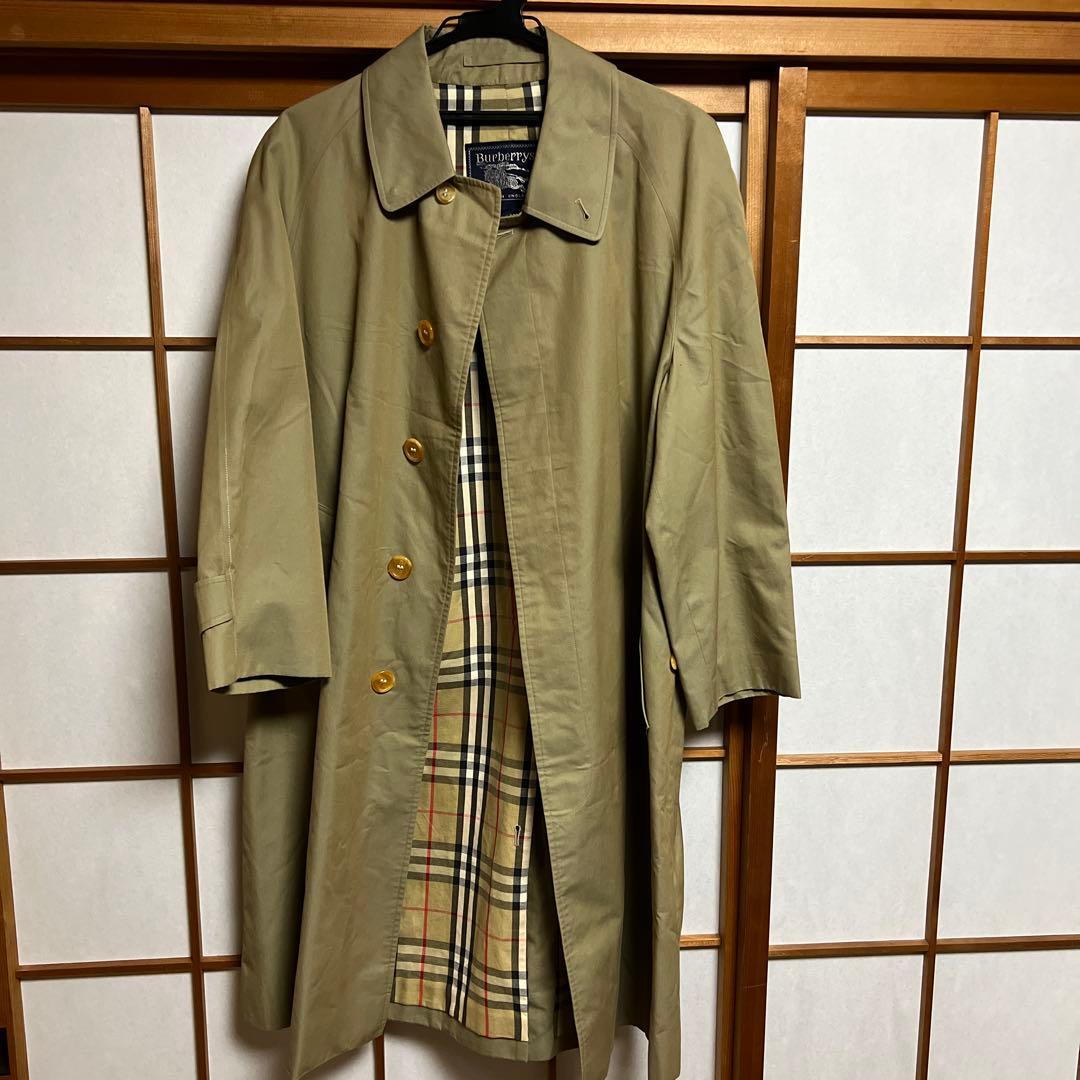 Burberry カーキ系 ステンカラーコート