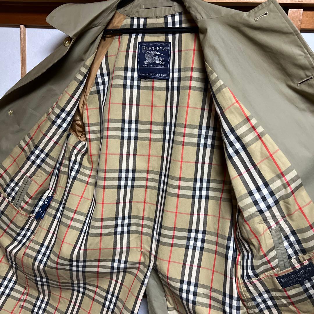 Burberry カーキ系 ステンカラーコート