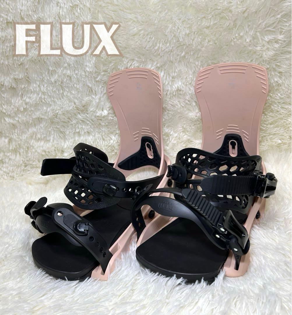 最終価格！FLUX スノーボードビンディング ブラック/ピンク　スノボ
