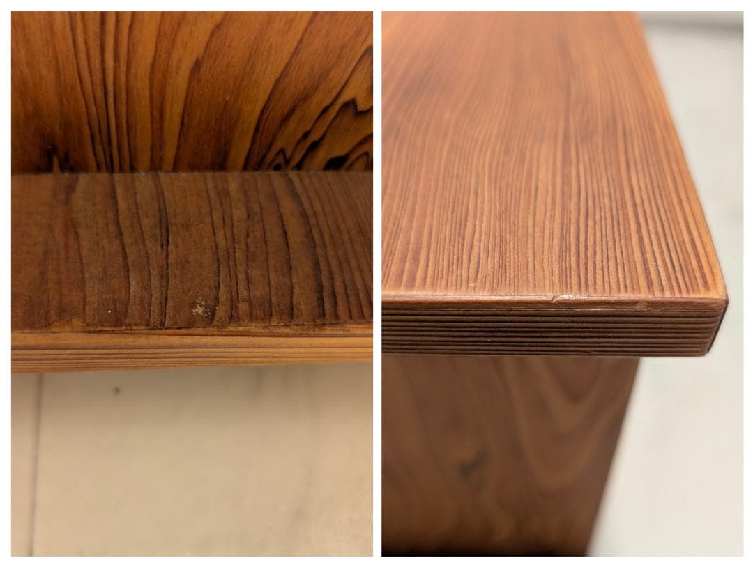 USED 屋久杉 飾り棚 キャビネット 置床 大川家具 ジャパニーズモダン 希少