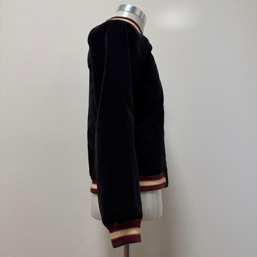 ビームスボーイ　スカジャン　リバーシブル　別珍　サテン　虎　刺繍　テーラー東洋