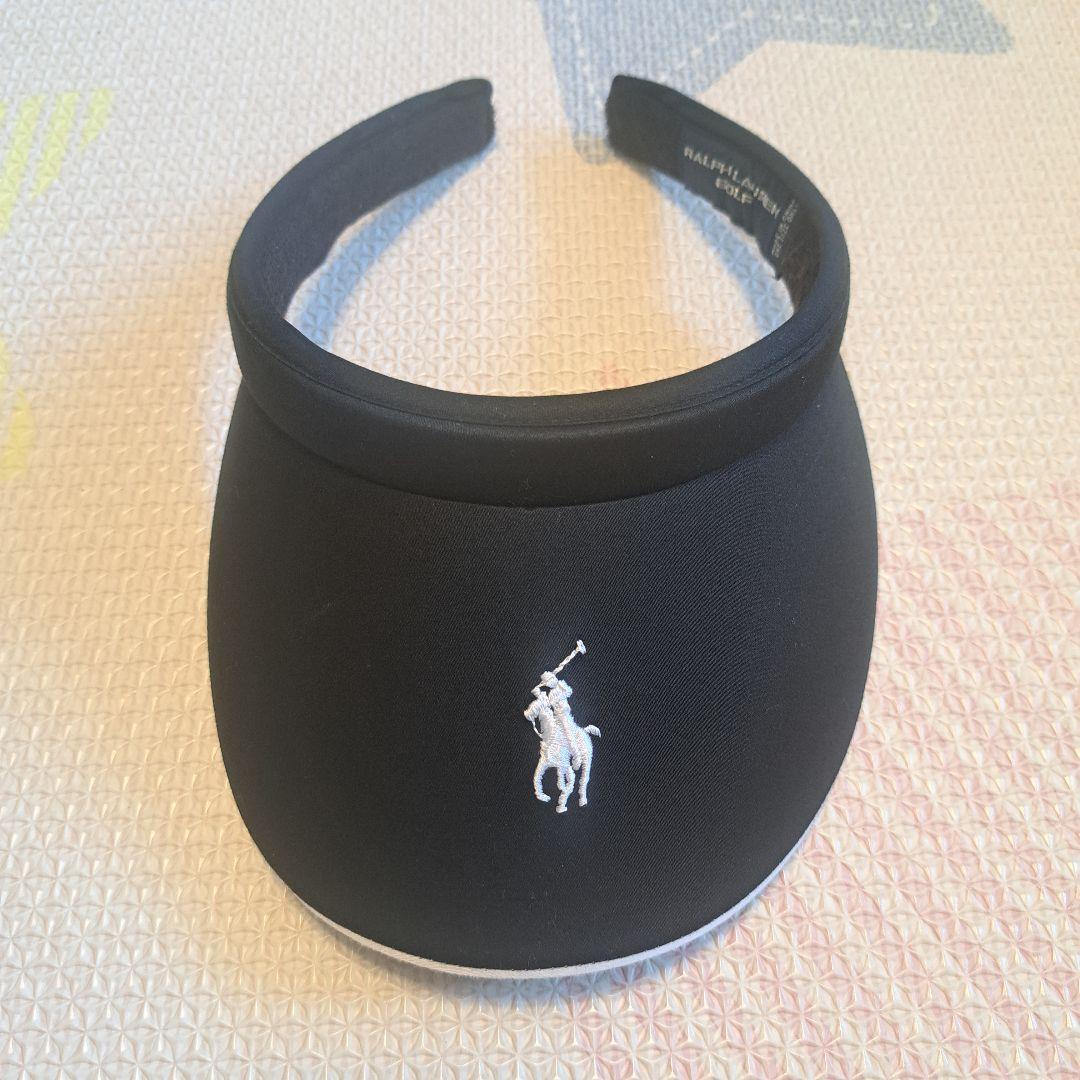 Ralph Lauren golf 黒 サンバイザー ポロラルフローレン　ゴルフ