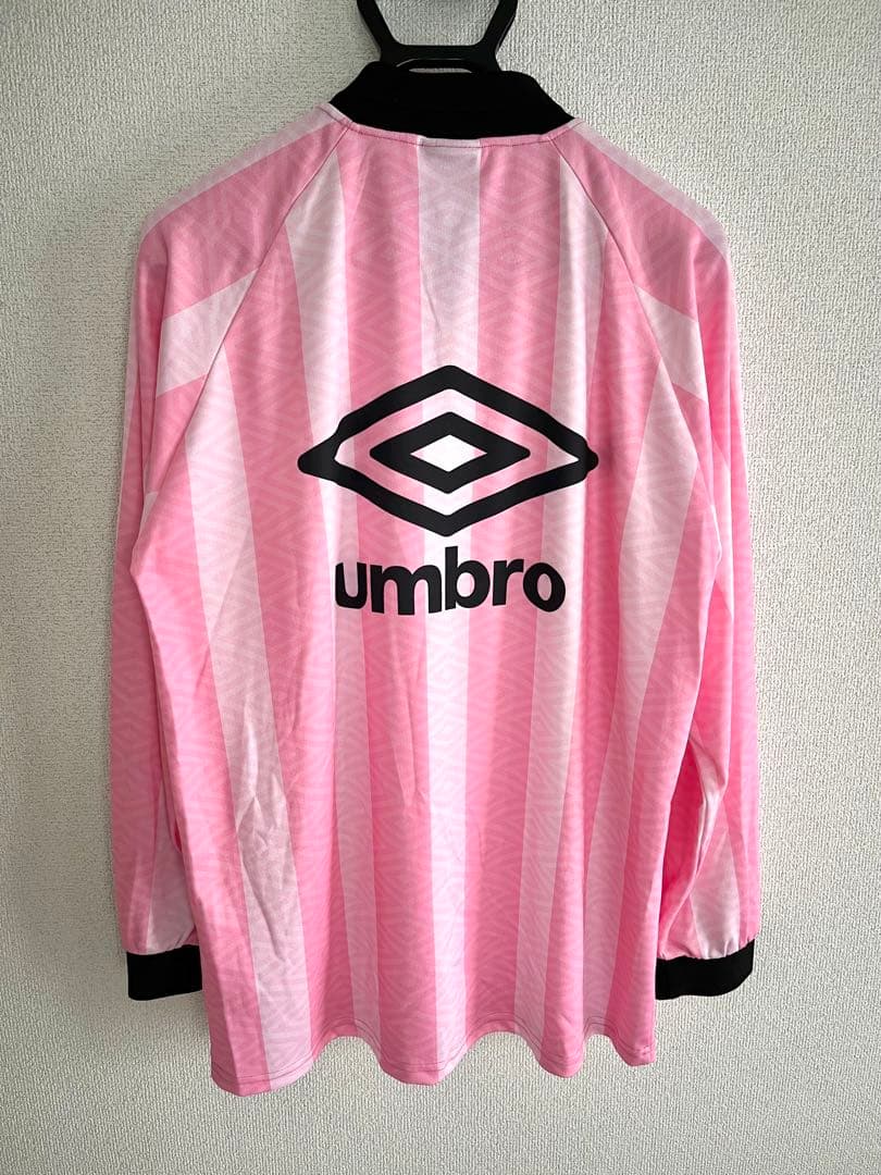 美品 HTH × umbro コラボ game shirt ゲームシャツ ピンク