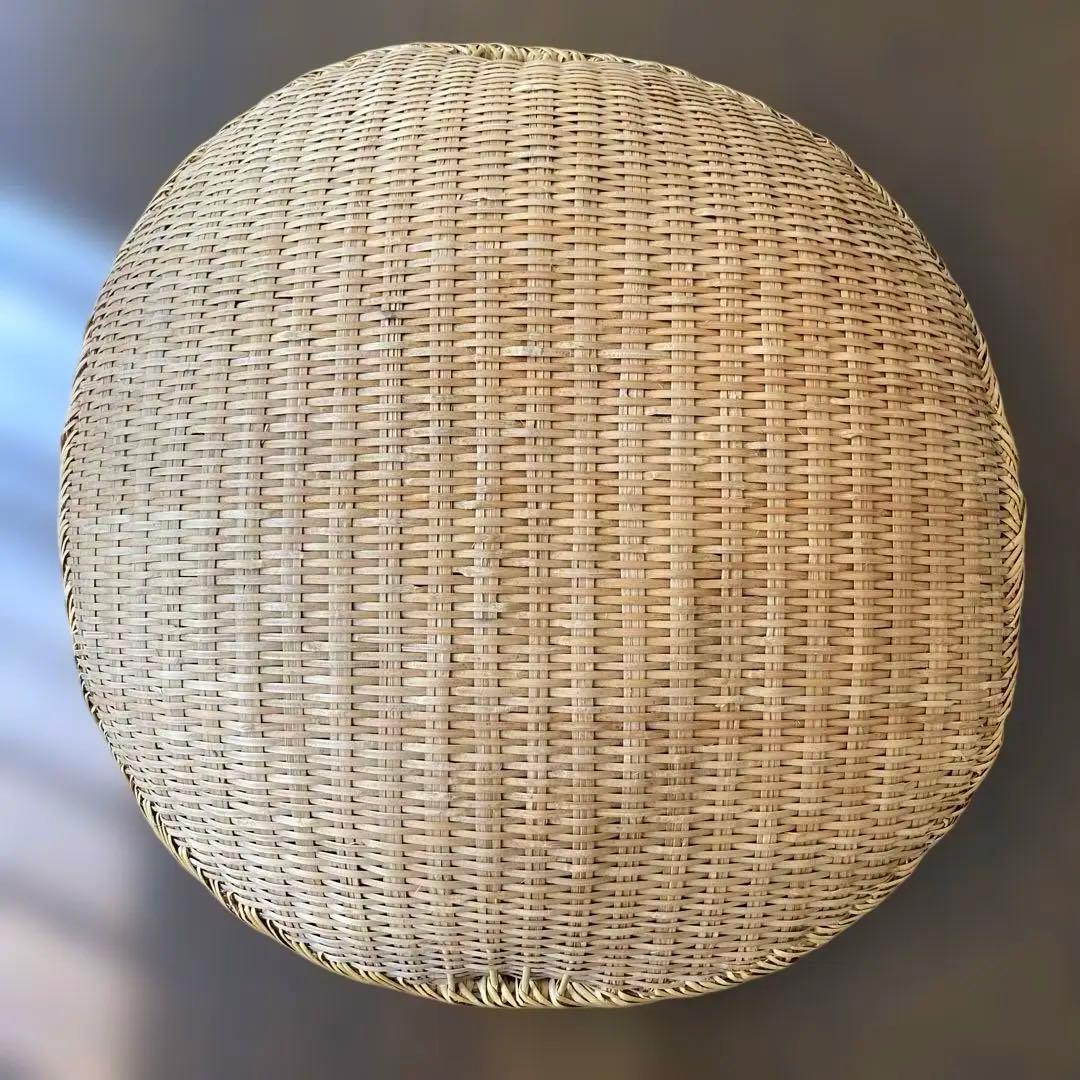 鳥越竹細工　丸ざる(50cm)　すず竹　 竹細工　大判ざる