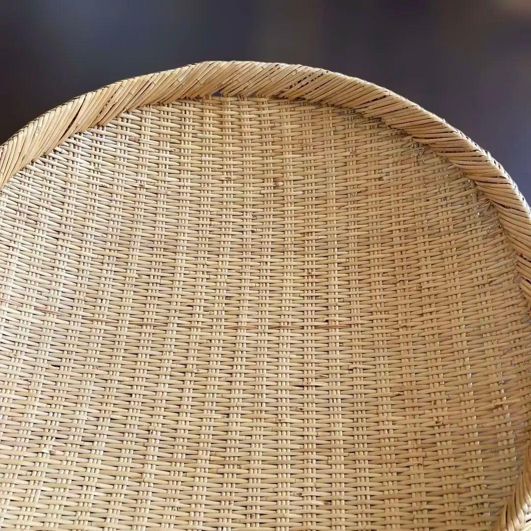 鳥越竹細工　丸ざる(50cm)　すず竹　 竹細工　大判ざる