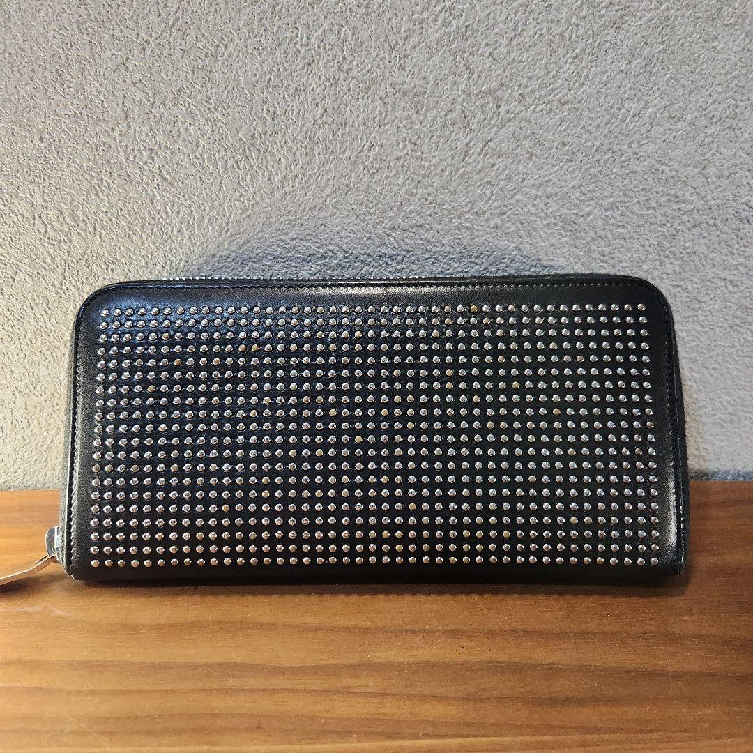 SAINT LAURENT スタッズ付き長財布